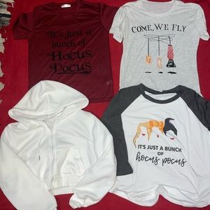 Disney Hocus Pocus Halloween Shirt lot Sz.S
